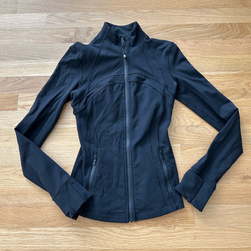 Lululemon Define jacket, black, size 2